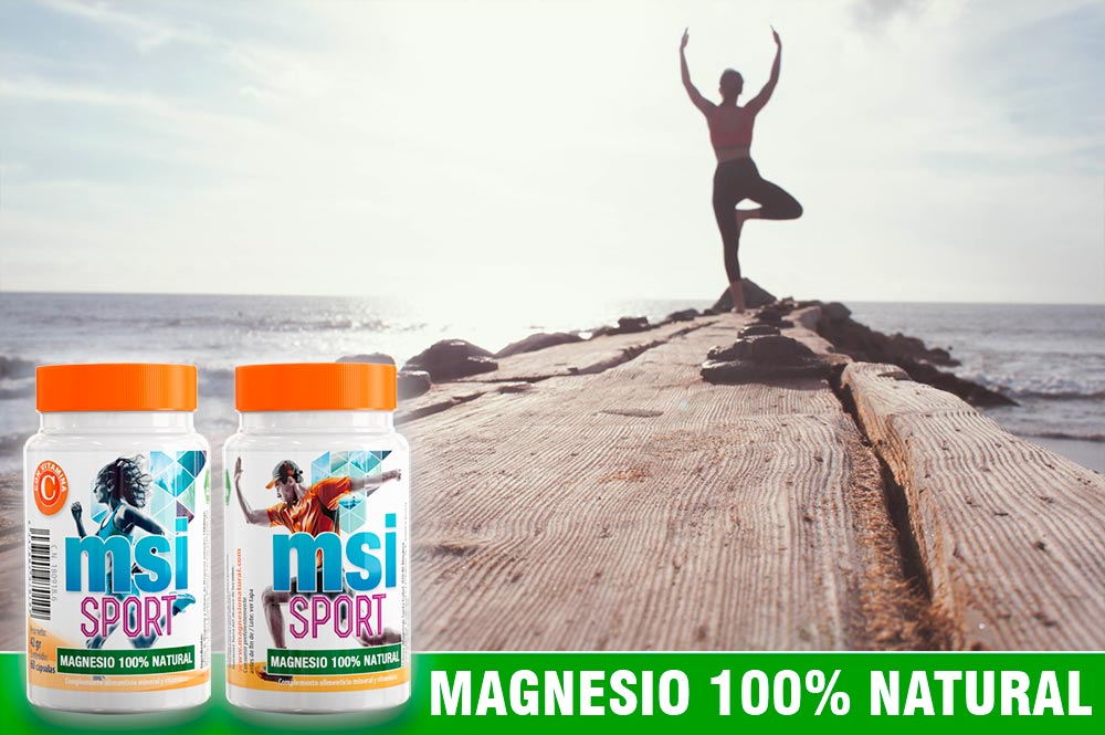 Magnesio Natural con Vitamina C MSI Sport