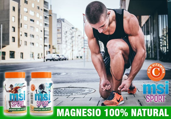 MSI Sport Magnesio Natural con Vitamina C