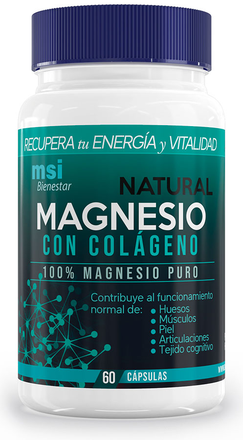 MSI Bienestar. Magnesio Natural con Colágeno.