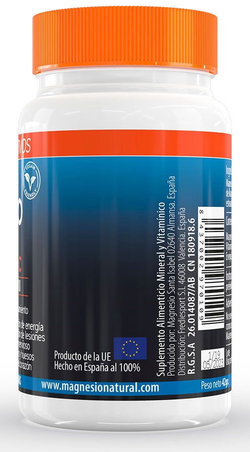 MSI Sport - Magnesio Natural con Vitamina C