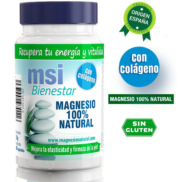 MSI Bienestar Magnesio Natural con Colágeno