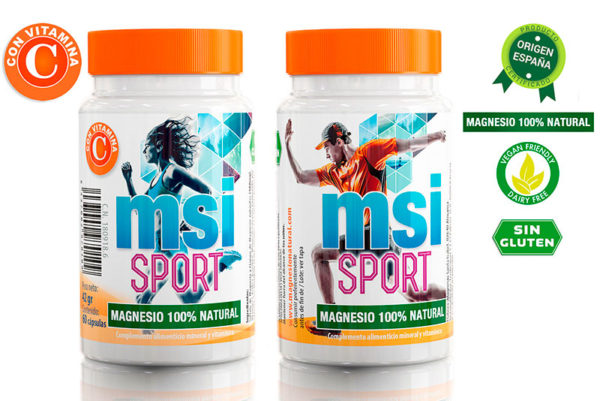 MSI Sport Magnesio Natural con Vitamina C